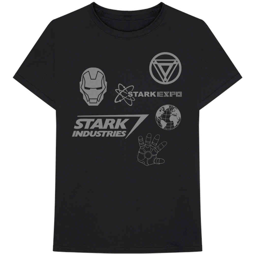 Marvel Iron Man - Iron Man Stark Expo Tshirt Homme - Noir